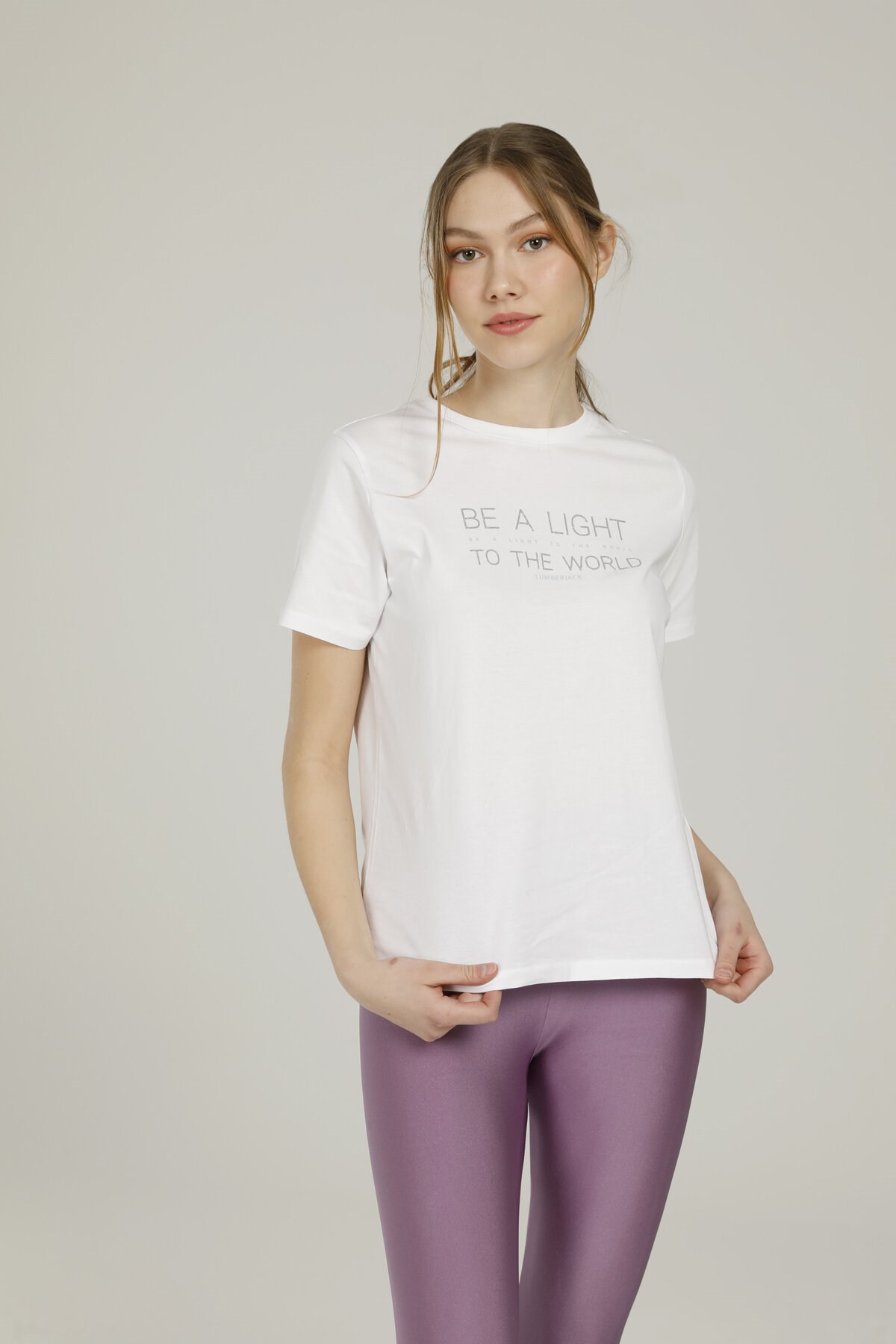 Lumberjack 2M Ct1019 Lucy Prınted Erkek T-Shirt Beyaz