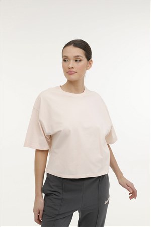 Kınetıx 4M,Wb Boxy 11Fn95 4Fx,Paste Pastel Kadın Pembe T-Shirt
