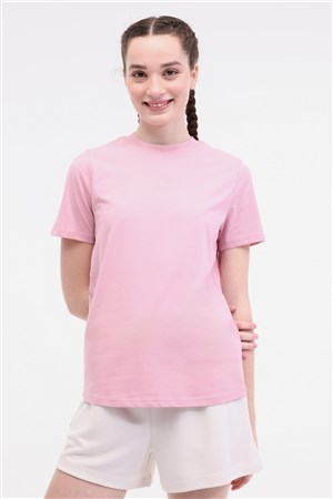 Lumberjack 5M Wl Robı 11Ms468 5Fx Pastel Pembe Kadın Kkol T-Shırt