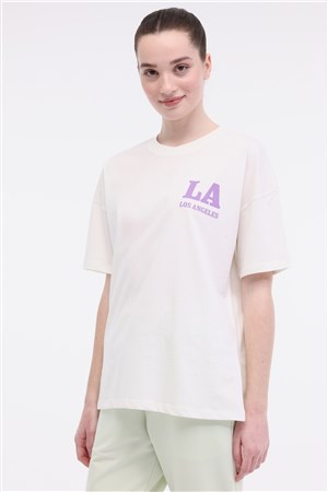 Kınetıx 5M Wl Marıanne 11Ssk104 5Fx Ekru Kadın Kkol T-Shırt