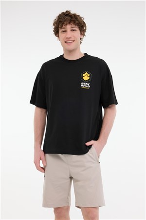 Lumberjack 5M Ml Star 11Otd1-27 5Fx Sıyah Erkek Kkol T-Shırt