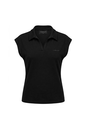 Lumberjack Kadın Siyah Kkol Polo T-Shırt
