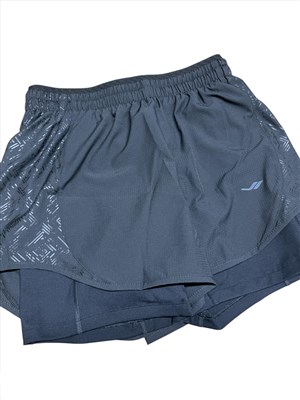 Lescon 25B-2009 Kadın Koşu Taytlı Şort Sıyah