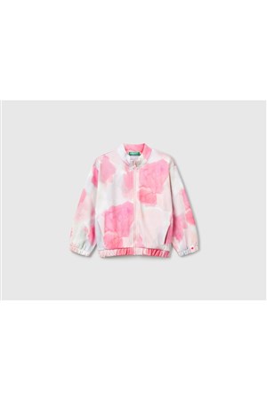 Benetton-Bg Kız Bebek Batik Sweatshırt