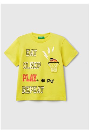 Benetton Erkek Bebek Figürlü Tshırt