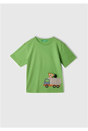 Benetton Erkek Bebek Figürlü Tshırt