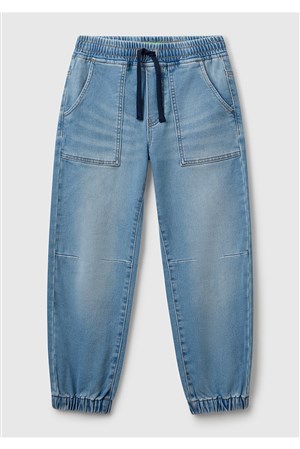 Benetton Açık Mavi Erkek Çocuk Denim Pantolon