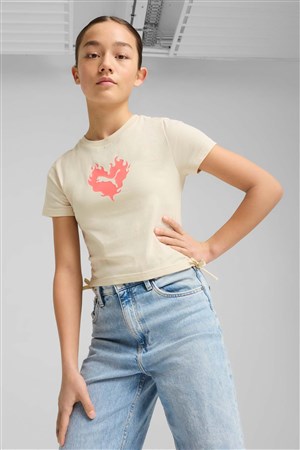 Puma Alpine Snow Kıds+Gırls K.Kol Tshırt