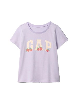 Gap V-Logo Tee Kız Çocuk K.Kol Tshırt