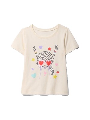 Gap V-Ss Bf Gr T Kız Çocuk K.Kol Tshırt