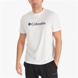 Columbia CS0287 Csc M Basıc Bıg Logo Brushed Ss Tee