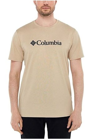 Columbia Cs0287 Csc M Basıc Erkek Bej T-Shirt