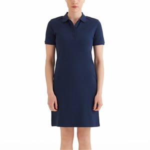 Columbia Cs0378 Polo Ss Dress Kadın Koyu Lacivert Elbise