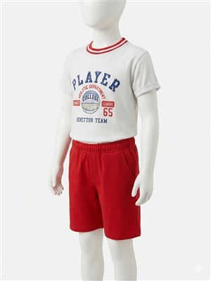 Benetton Erkek Çocuk Gri Tshirt