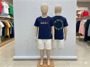 Benetton Erkek Çocuk Lacivert Tshirt