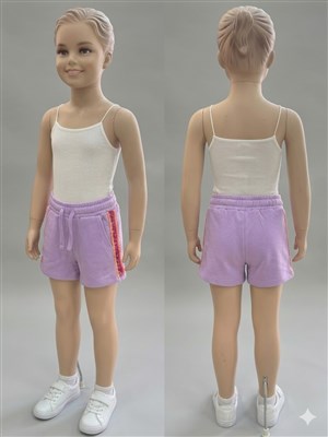 Benetton Lila Kız Çocuk Şort