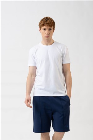 Benettton Erkek Beyaz T-Shirt