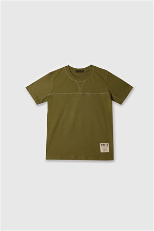 Sisley Erkek Çocuk Koyu Yeşil Tshirt