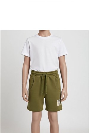 Sisley Erkek Çocuk Koyu Yeşil Şort