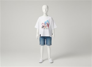 Sisley Kız Çocuk Beyaz Tshirt