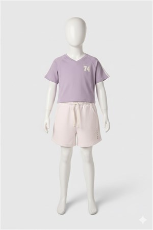 Sisley Kız Çocuk Beyaz Şort